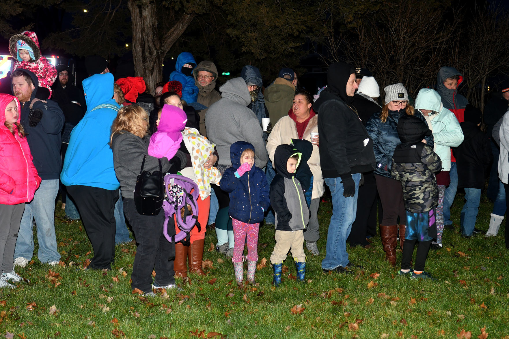 Blue Grass Christmas celebration with tree lighting ceremony.